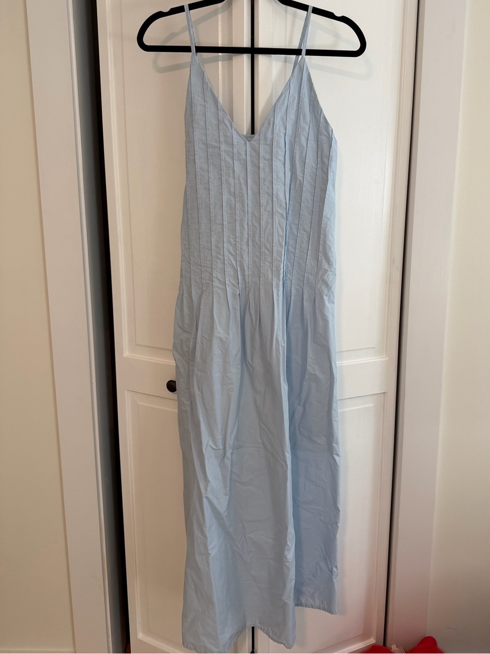 Light Blue Spaghetti Strap Maxi Dress